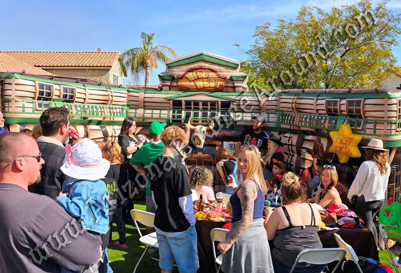 Western Themed Backdrop Rental Phoenix Arizona